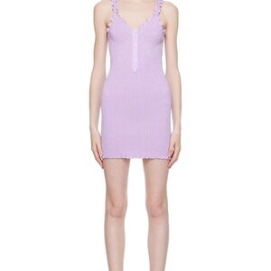Alexander Wang Lavender Ruffled Top